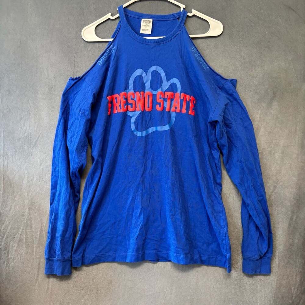 Victoria's Secret Pink Fresno State Long Sleeve Shirt Size L
